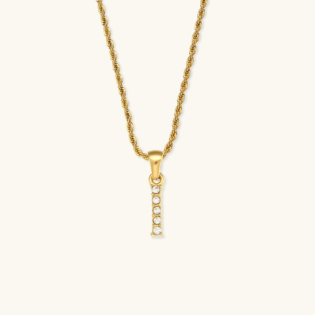 Maeve - Collier de diamants avec initiales