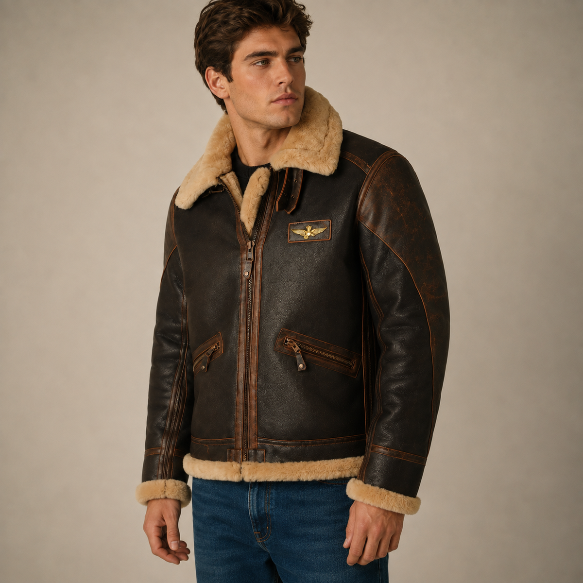 William - Veste classique épaisse et chaude pour hommes