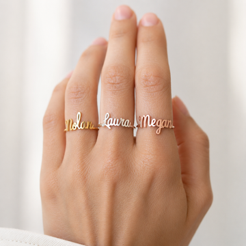 Bague de nom personnalisée - Bague personnalisée