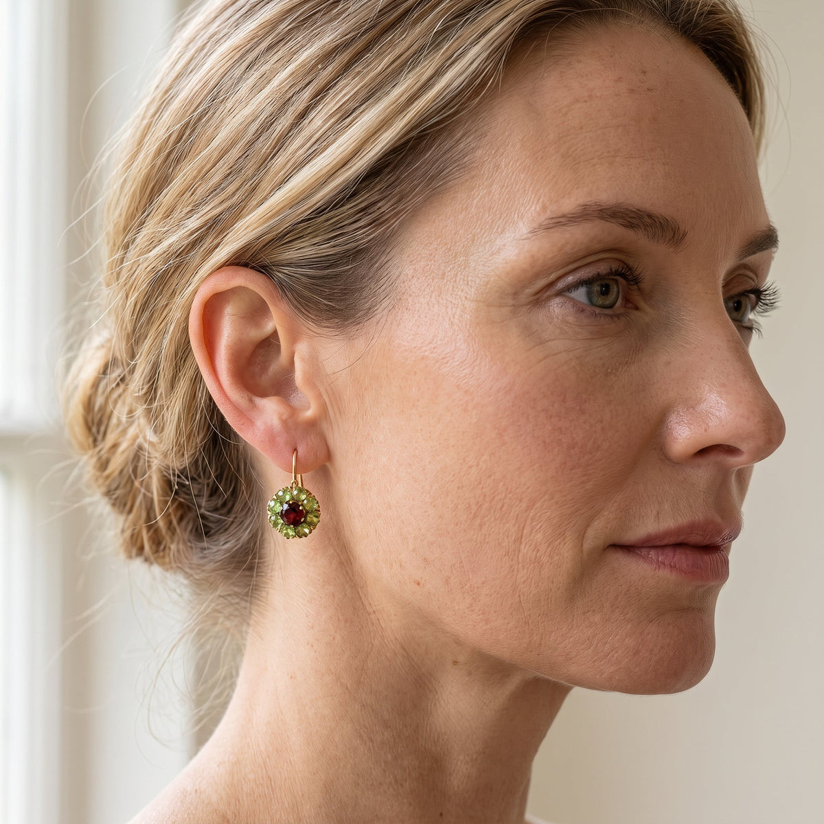 Clara – Boucles d'oreilles vintage rondes