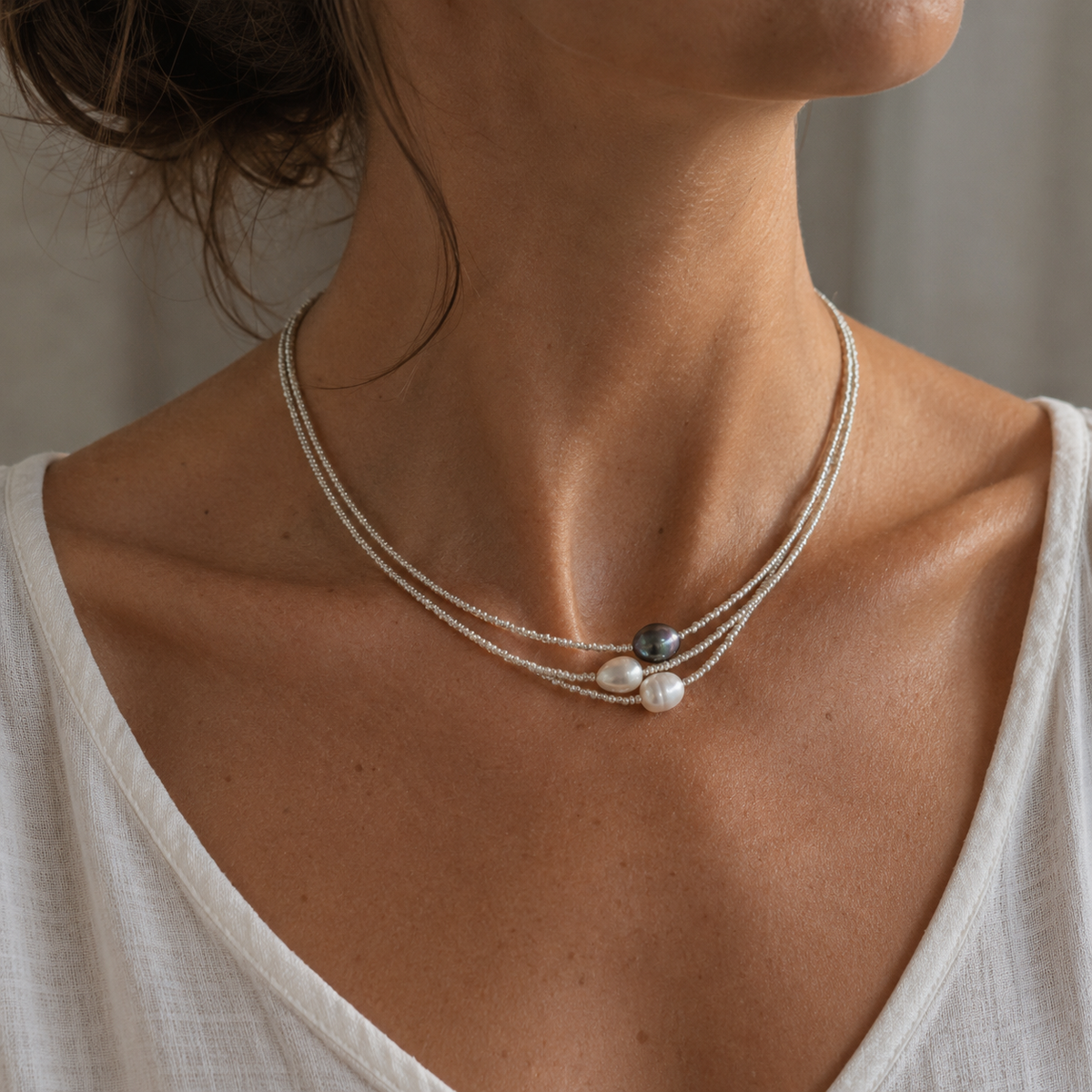 Eternal Grace – Collier de Perles Naturelles