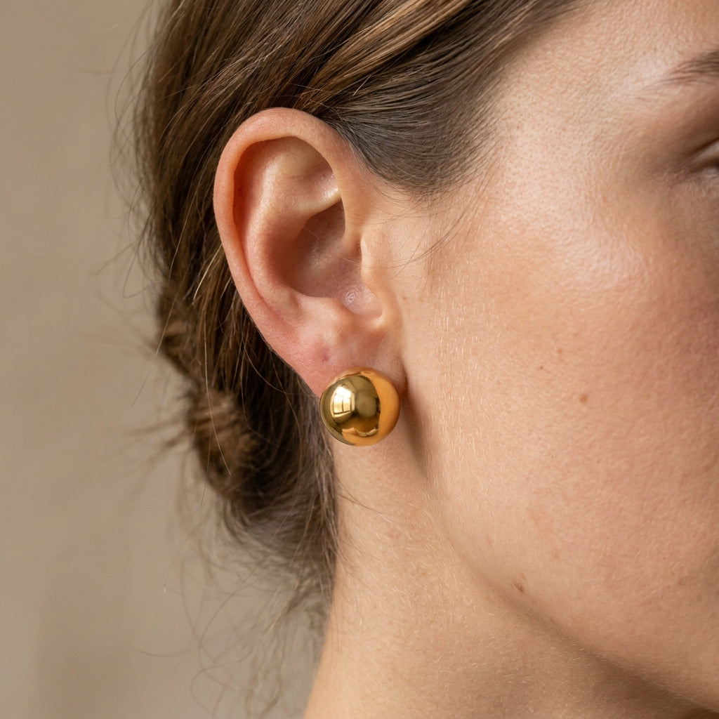 Maelis – Boucles d'oreilles sphère glam
