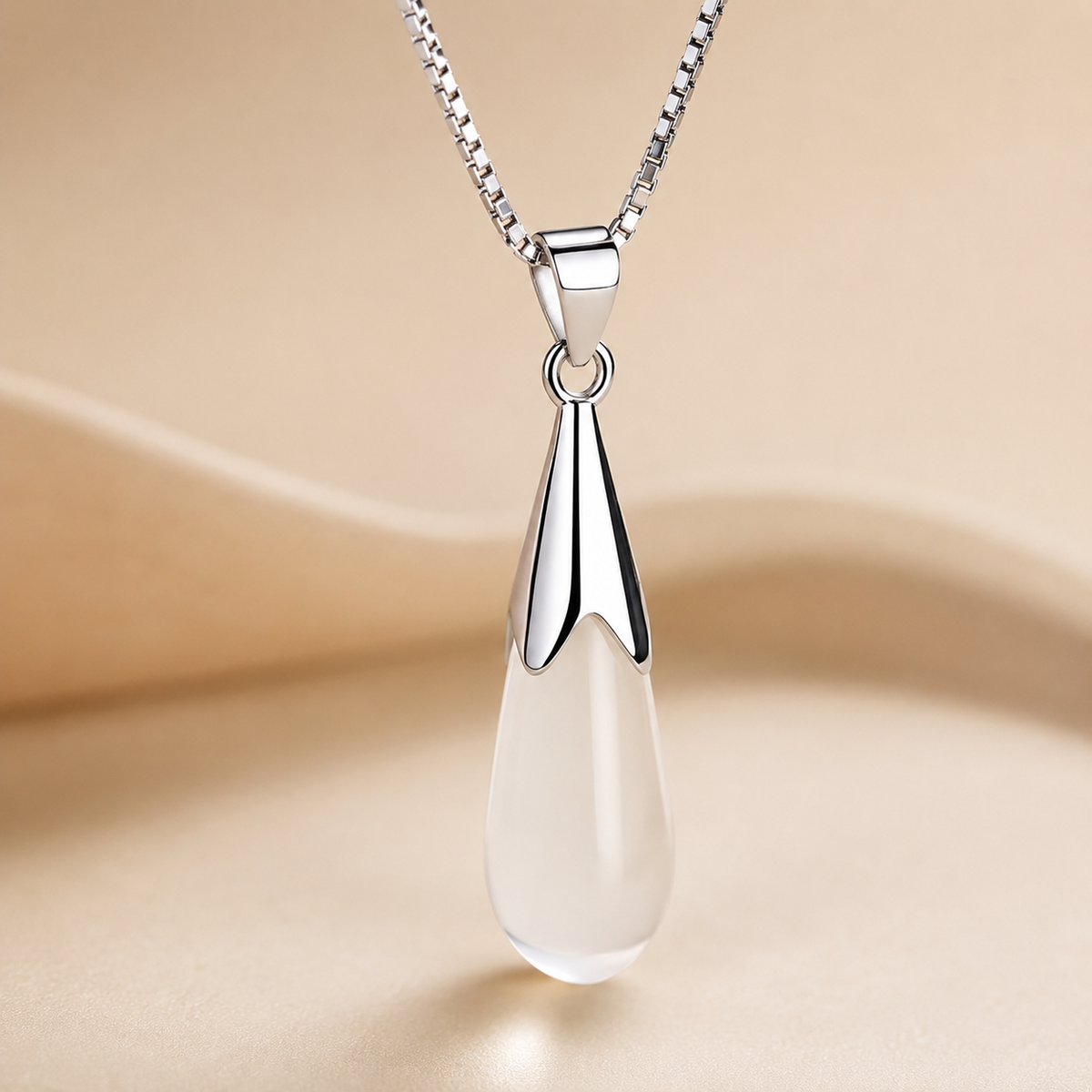 Adele – Pendentif élégant en pierre de lune
