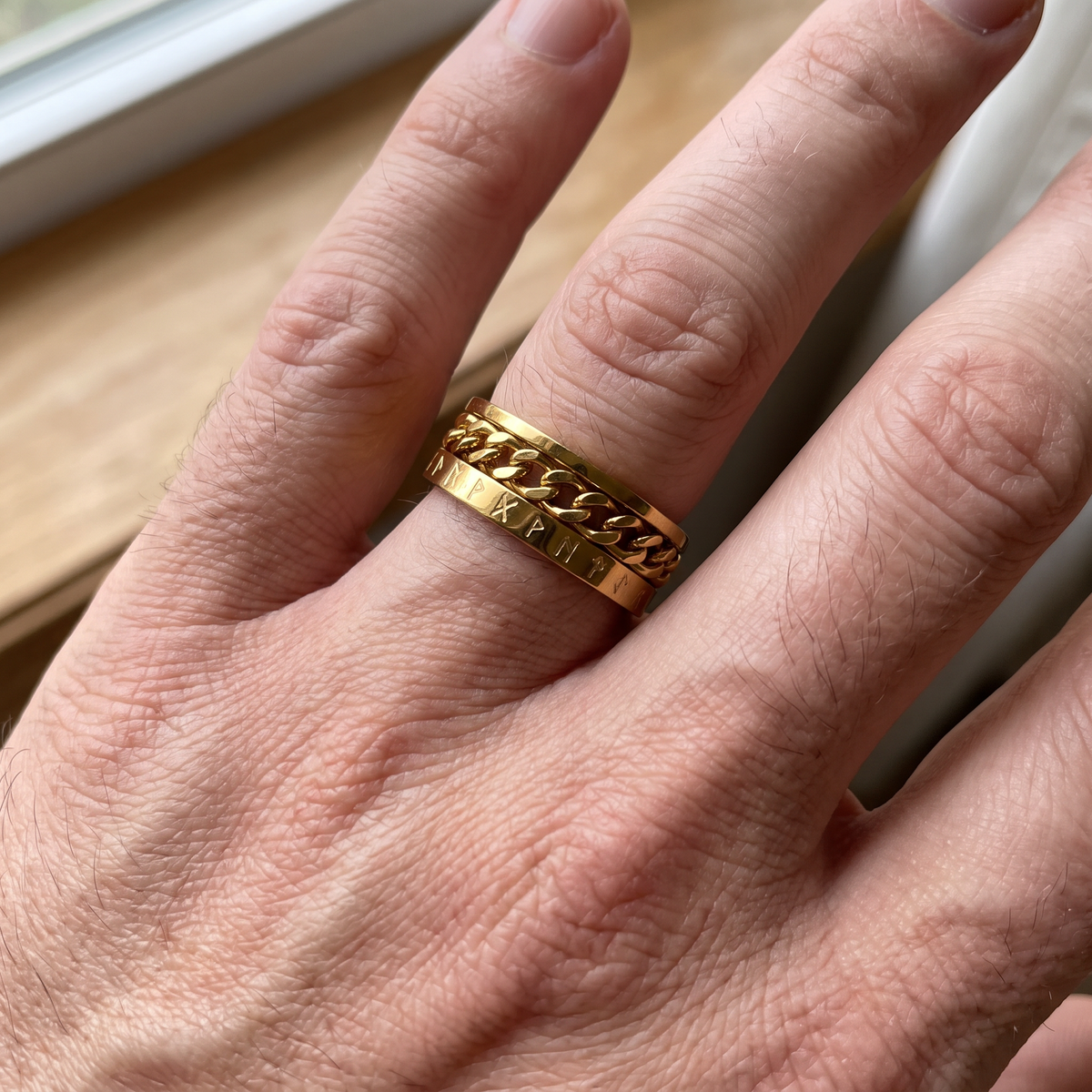 Eirik – Bague nordique viking en 3 couleurs