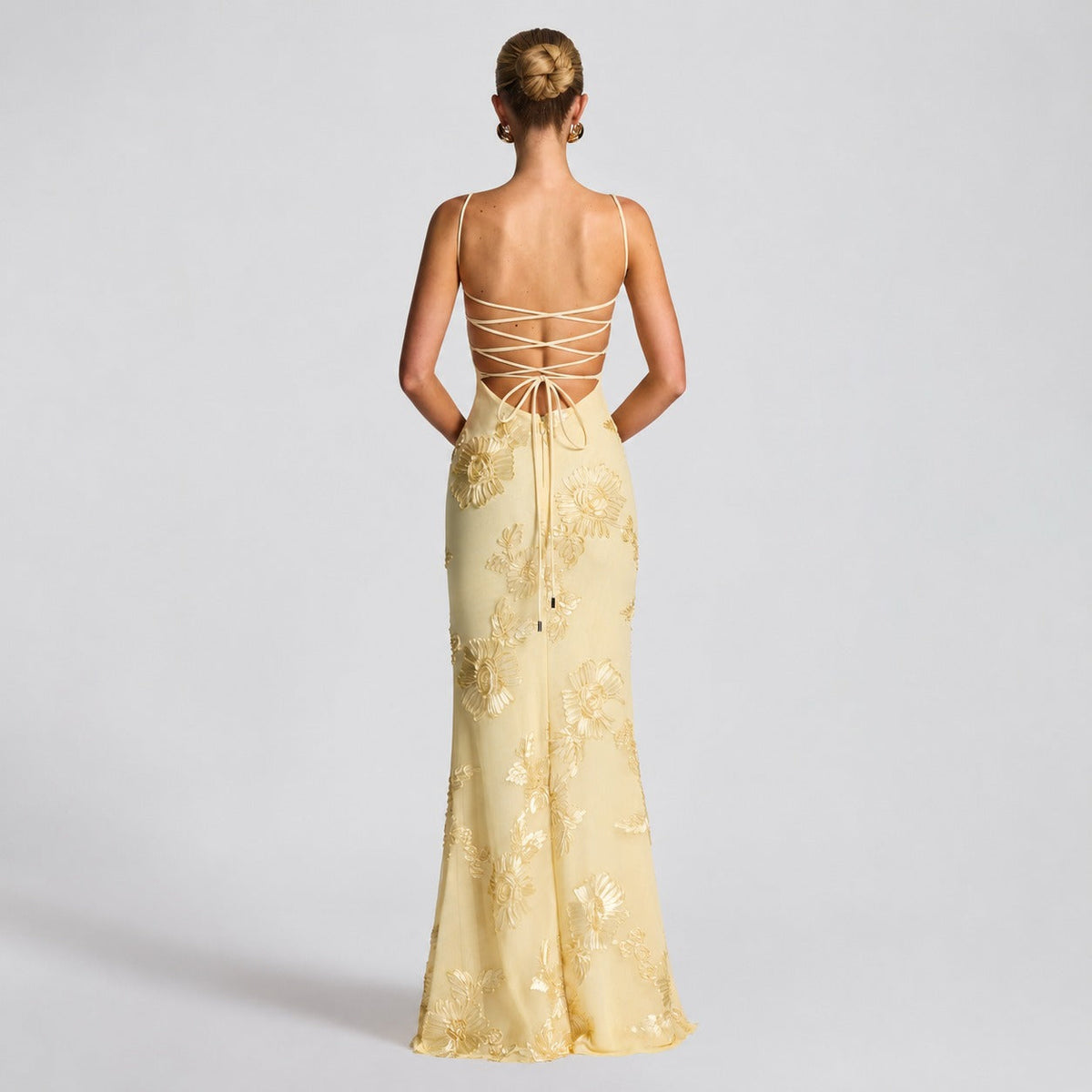 Norma - Robe Maxi Élégante à Fleurs