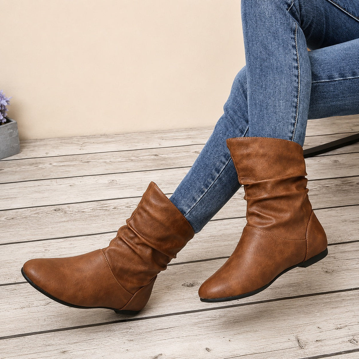 Hanna - Bottes Plates Rétro
