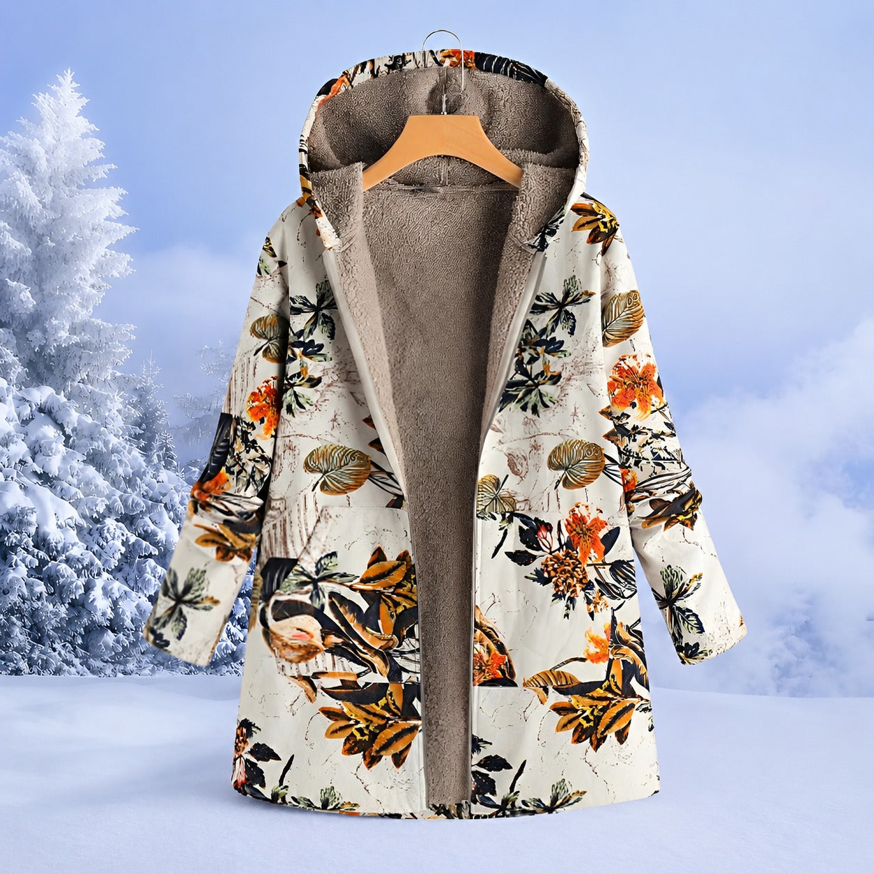 FluffCoat - Veste d'hiver colorée et élégante