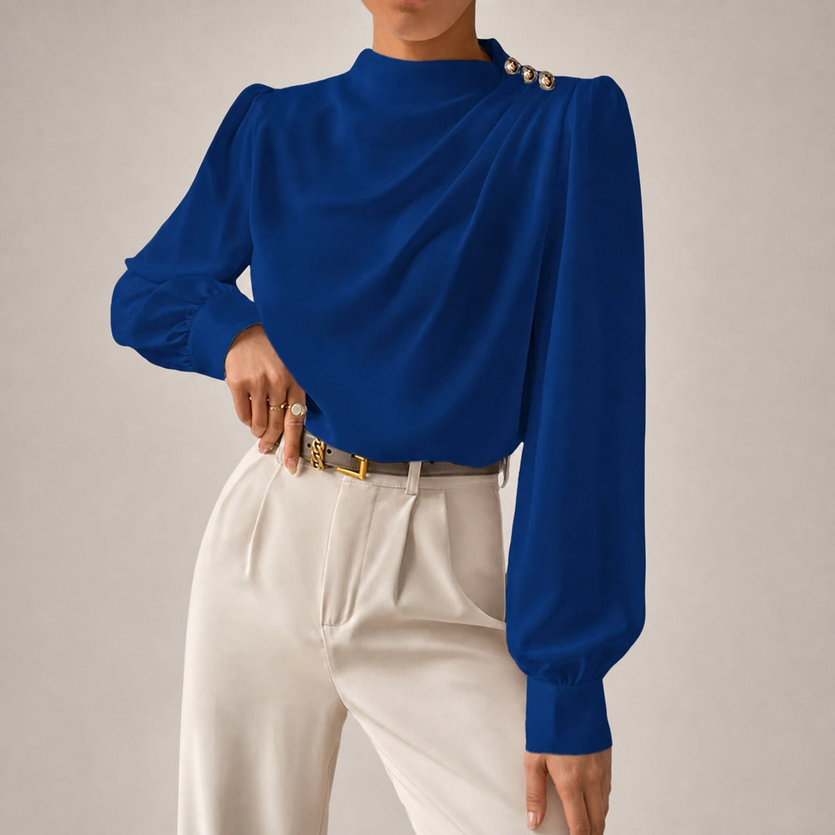 Susan - Blouse Élégante à Coupe Ample