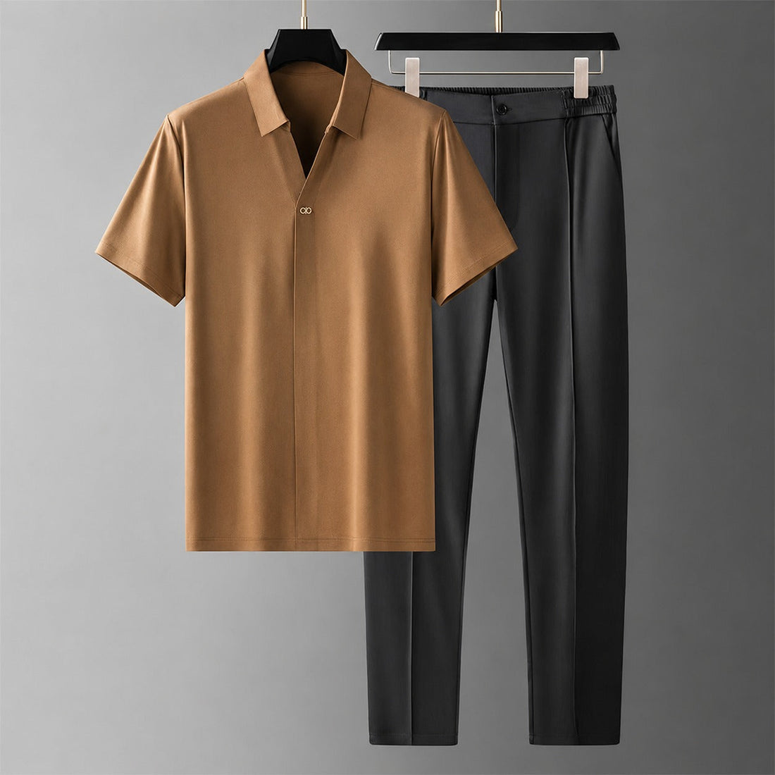 Randall - Ensemble Polo et Pantalon Décontracté