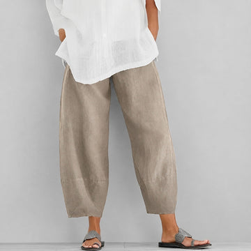 Alethea - Pantalon d'été décontracté et ample