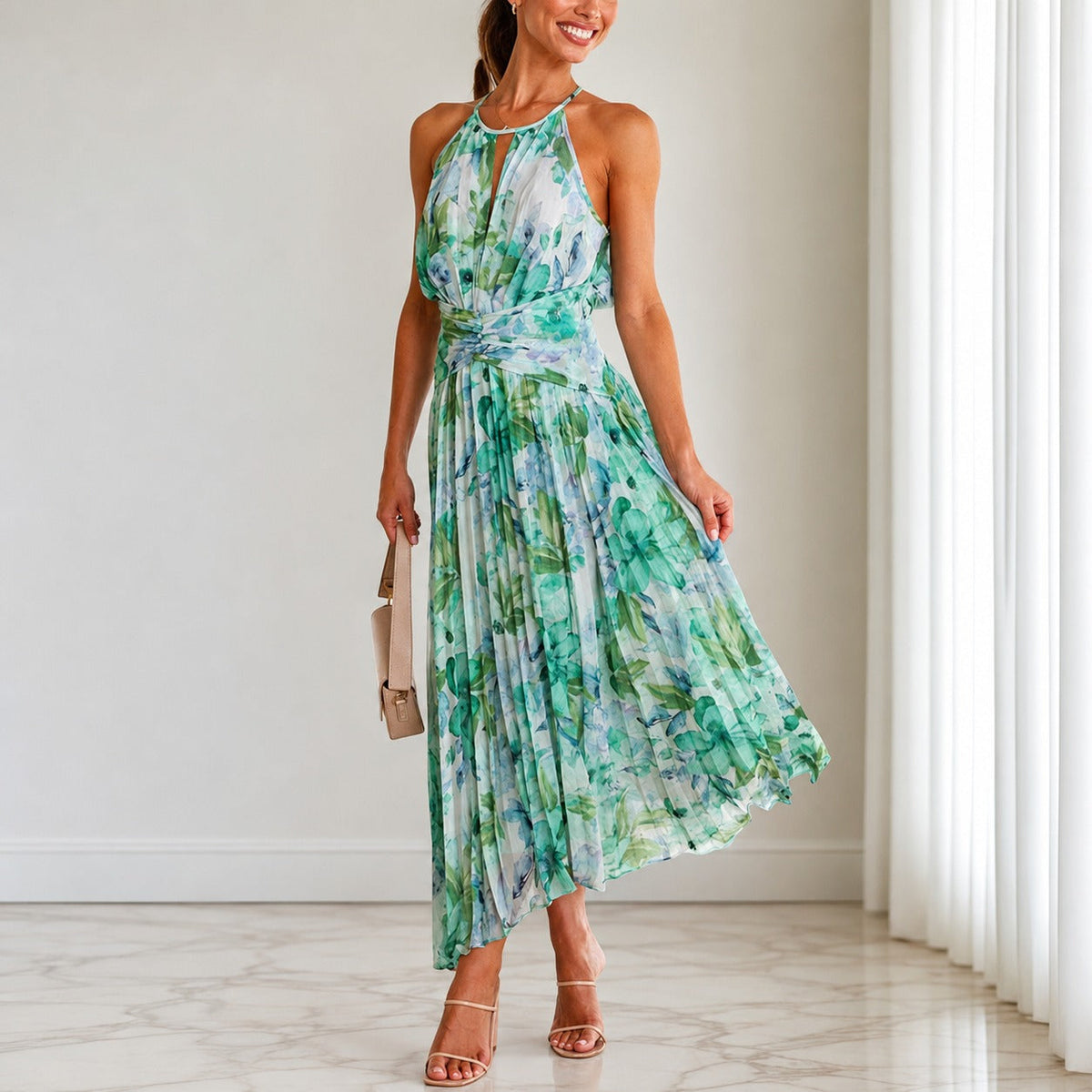 Emaan - Robe maxi fleurie élégante