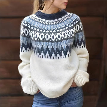 Estelle - Pull Islandais en Laine pour Femme