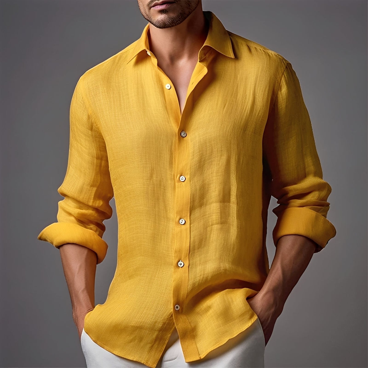 Tobias - Chemise Ample à Manches Longues