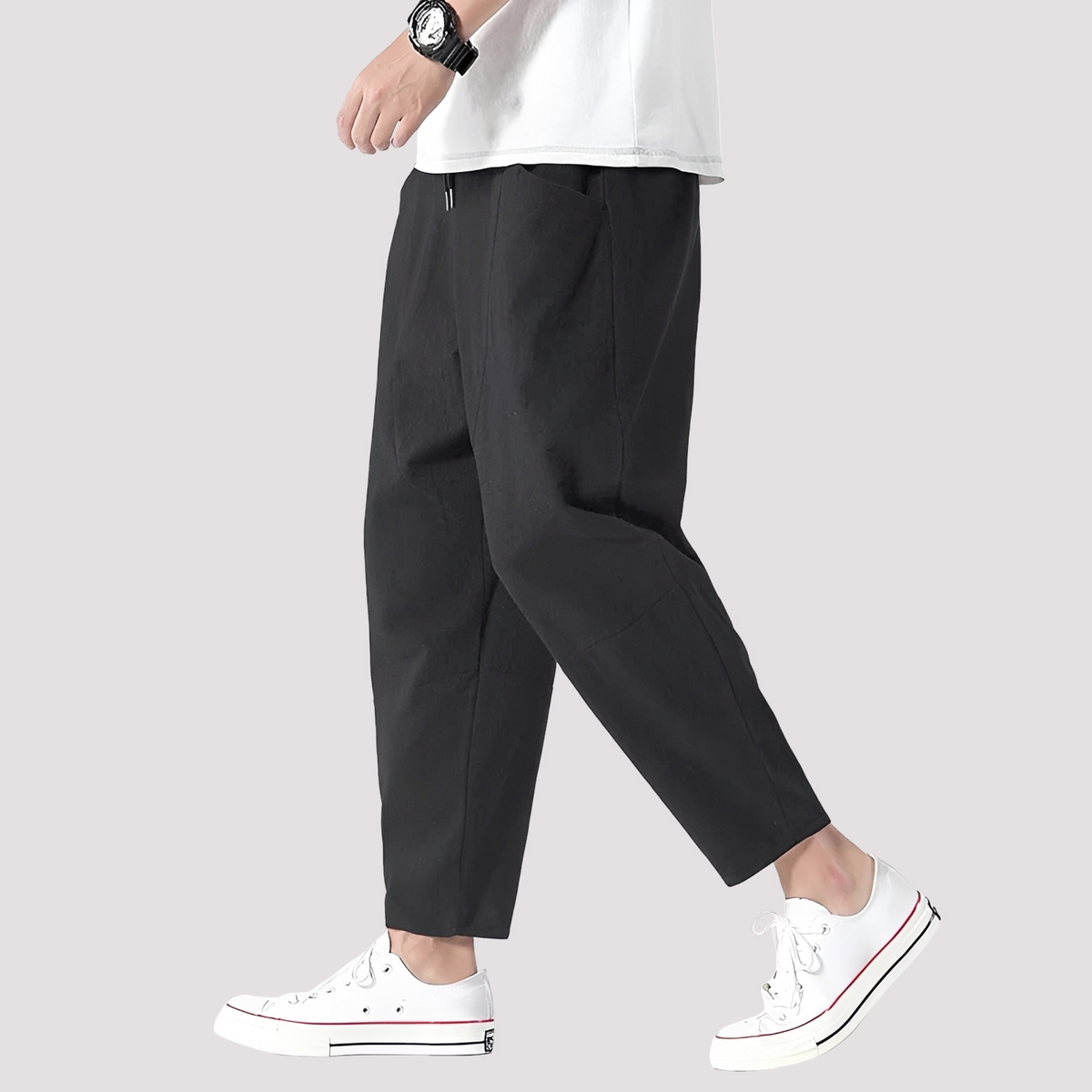 Hodges - Pantalon Court Ample et Stylé