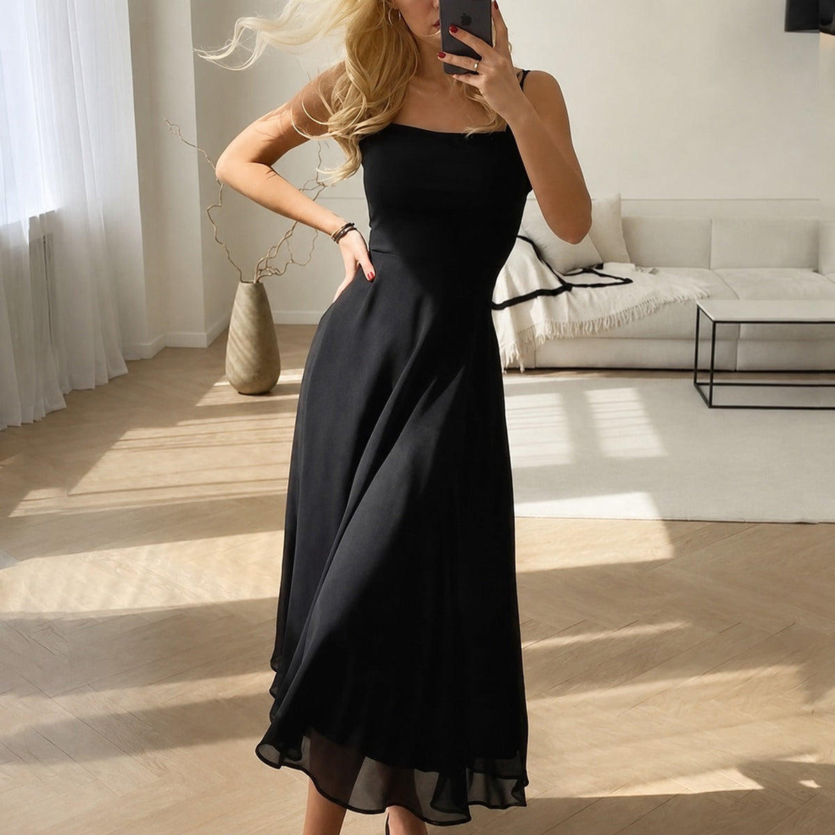 Eva - Robe sans manches élégante