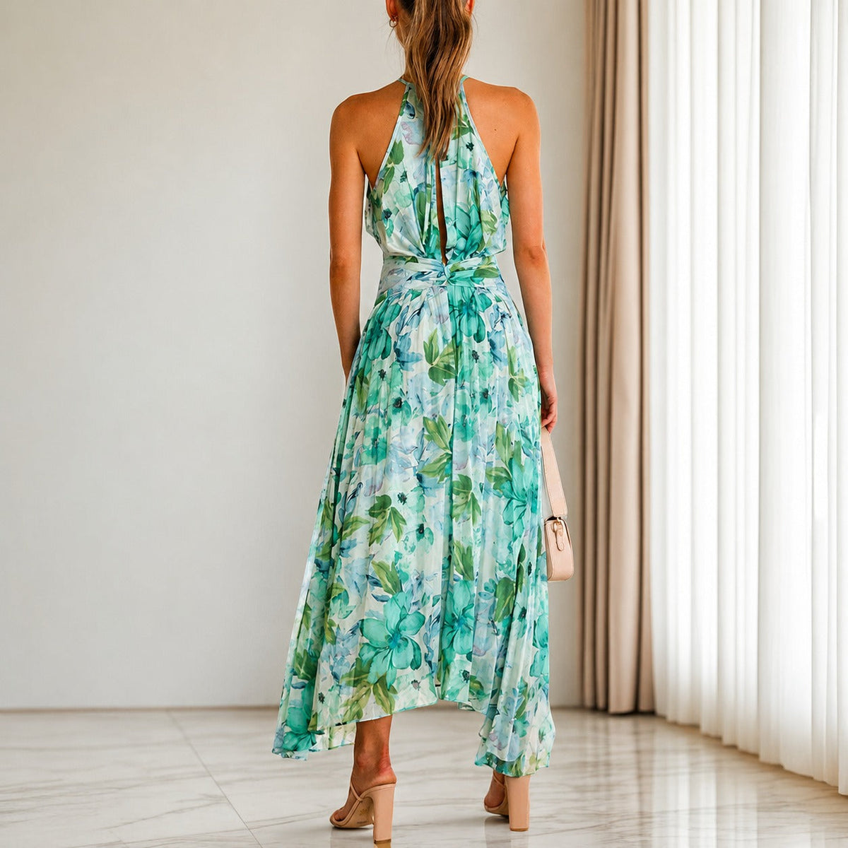 Emaan - Robe maxi fleurie élégante