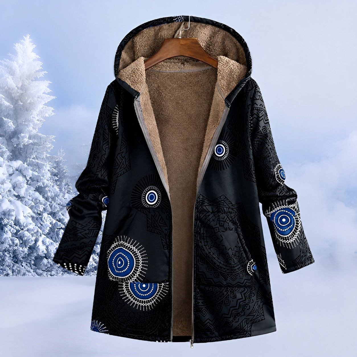 FluffCoat - Veste d'hiver colorée et élégante
