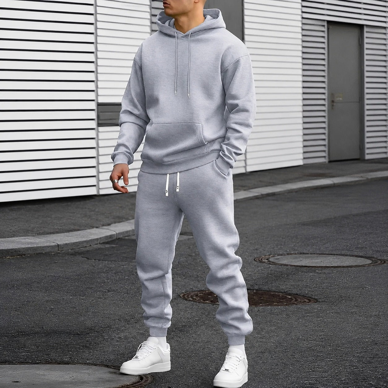 Arvel - Ensemble de survêtement confortable avec capuche pour homme
