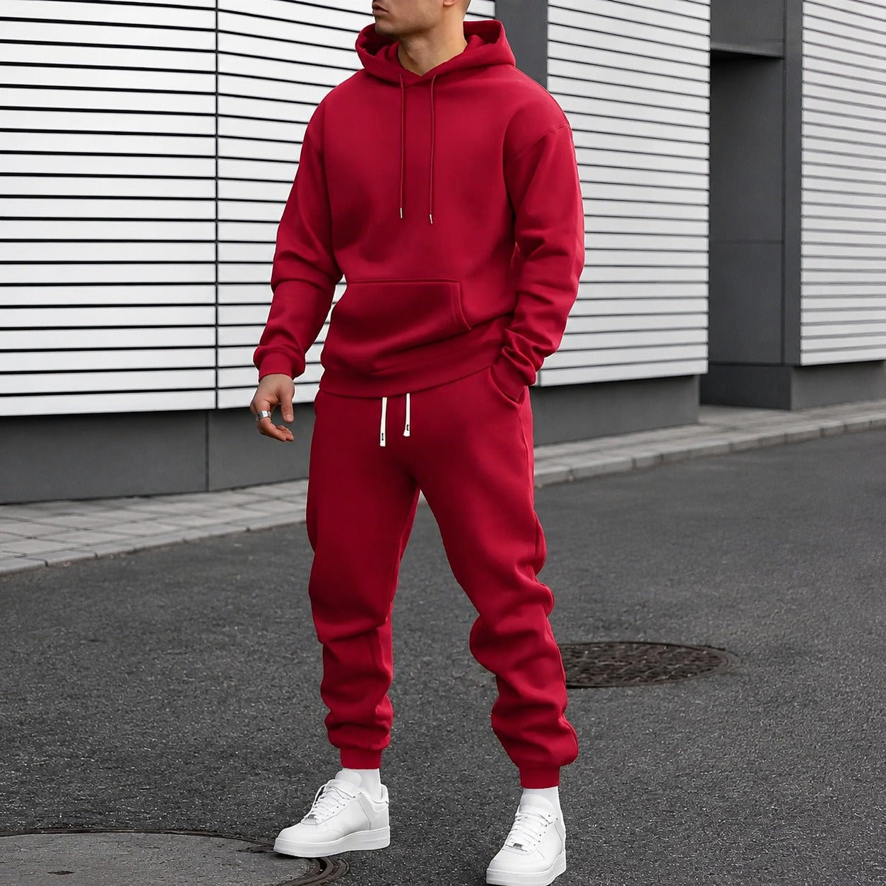 Arvel - Ensemble de survêtement confortable avec capuche pour homme
