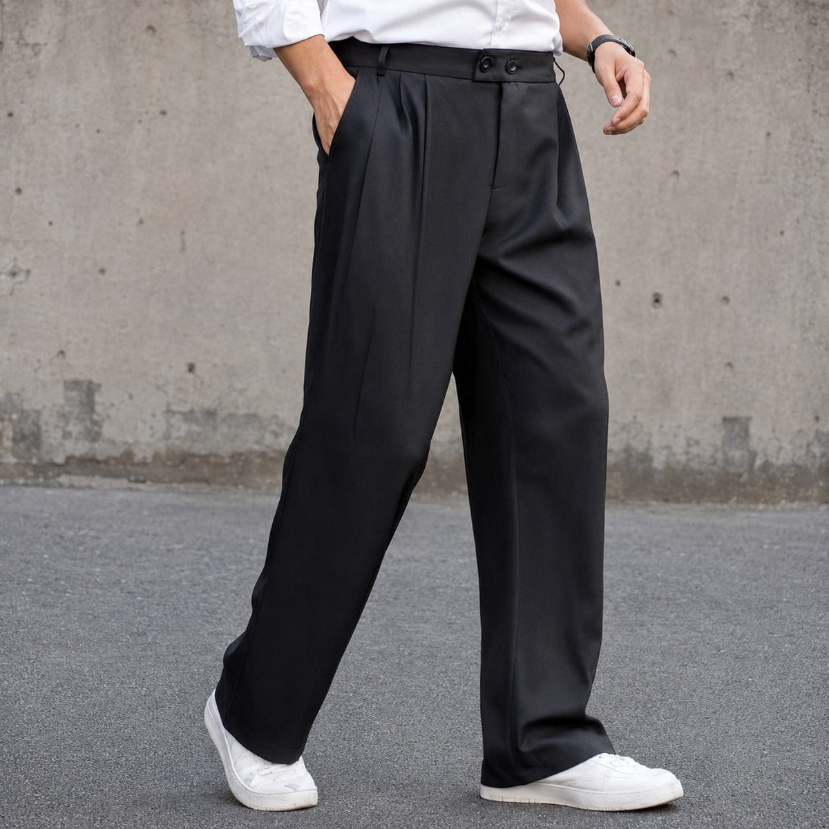 Clayton - Pantalon ample décontracté
