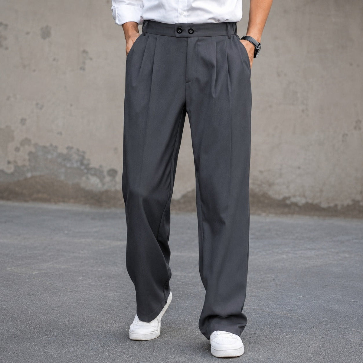 Clayton - Pantalon ample décontracté