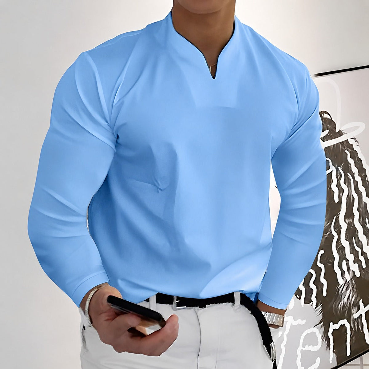 Corentin - Chemise élégante à manches longues pour hommes