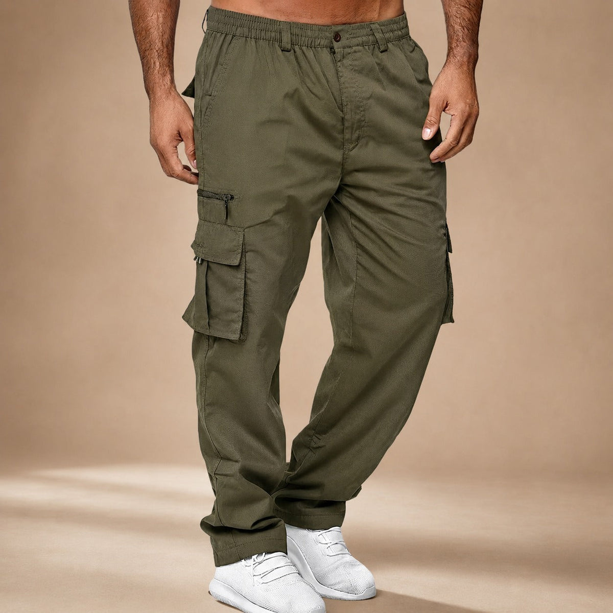 Brody - Pantalon Cargo Décontracté et Ample