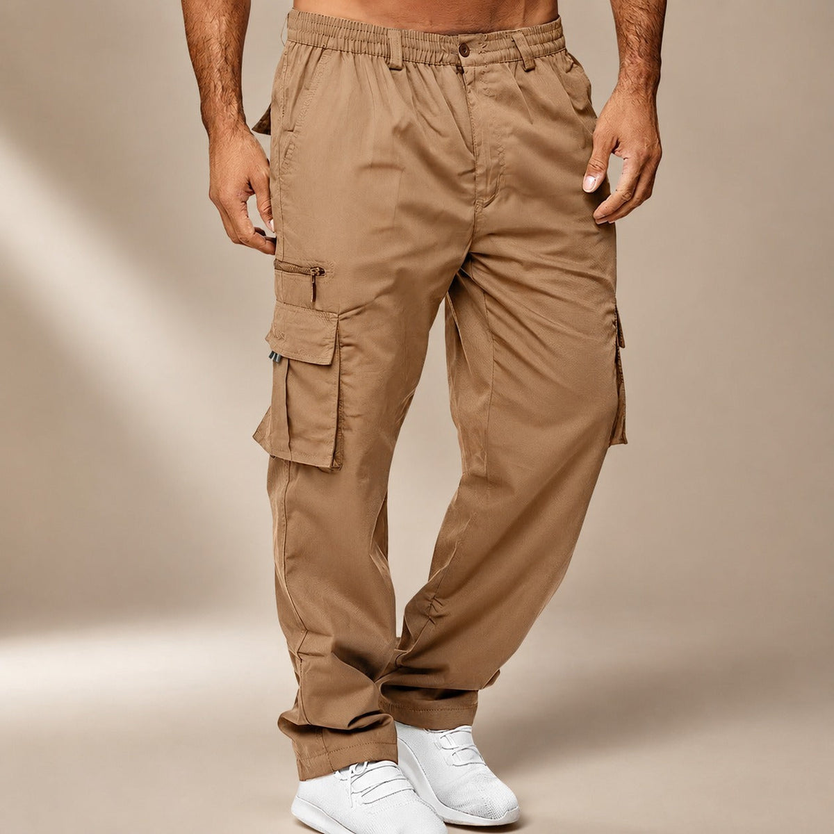 Brody - Pantalon Cargo Décontracté et Ample