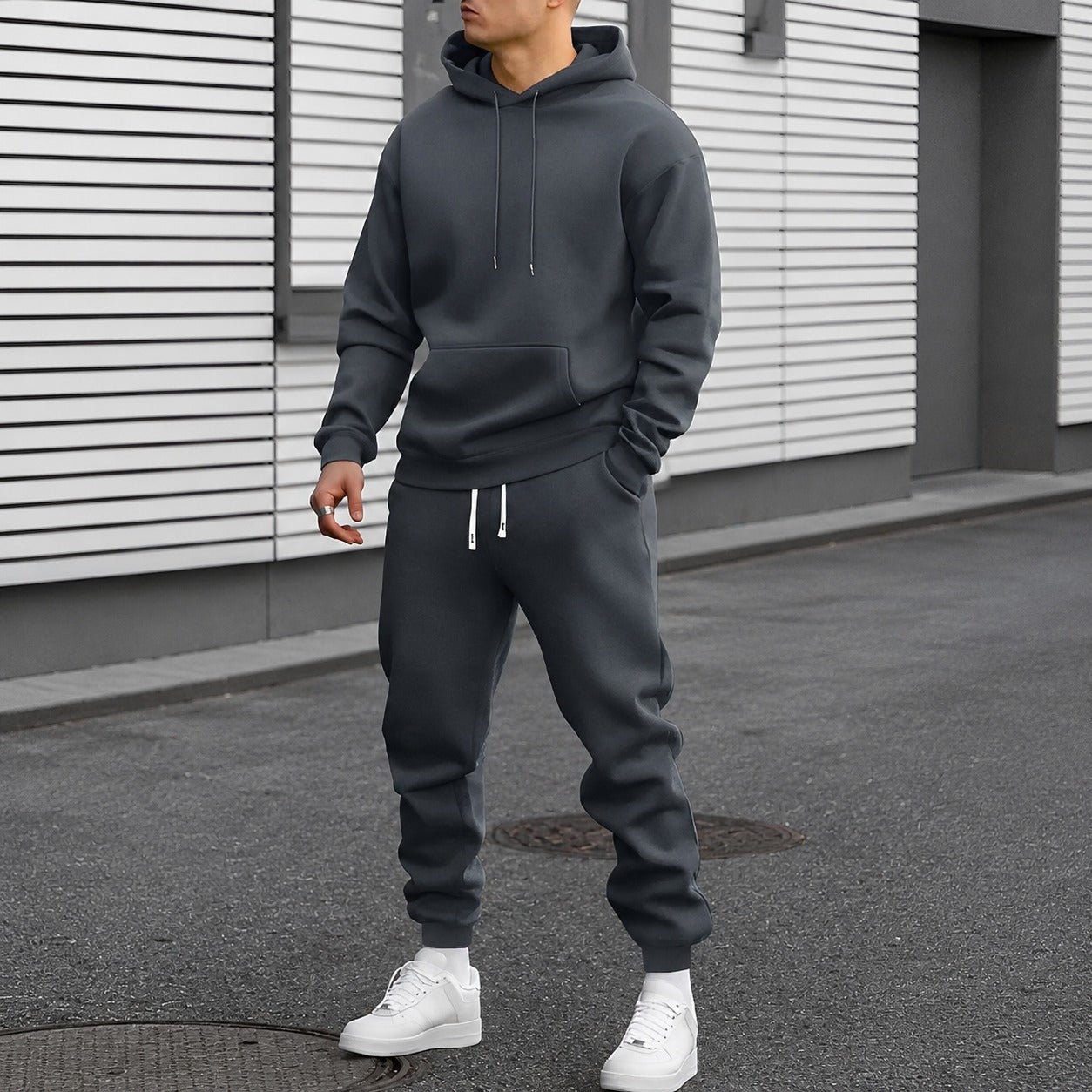 Arvel - Ensemble de survêtement confortable avec capuche pour homme