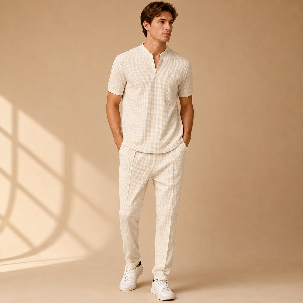 Howard - Ensemble Minimaliste en Nid d'Abeille 2 Pièces