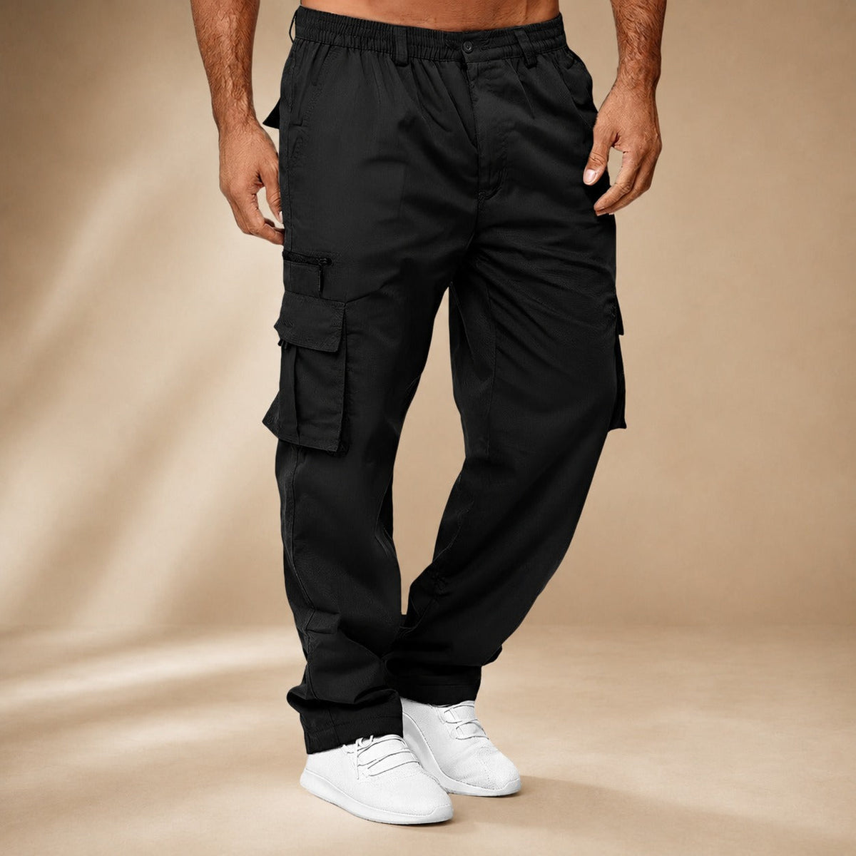 Brody - Pantalon Cargo Décontracté et Ample