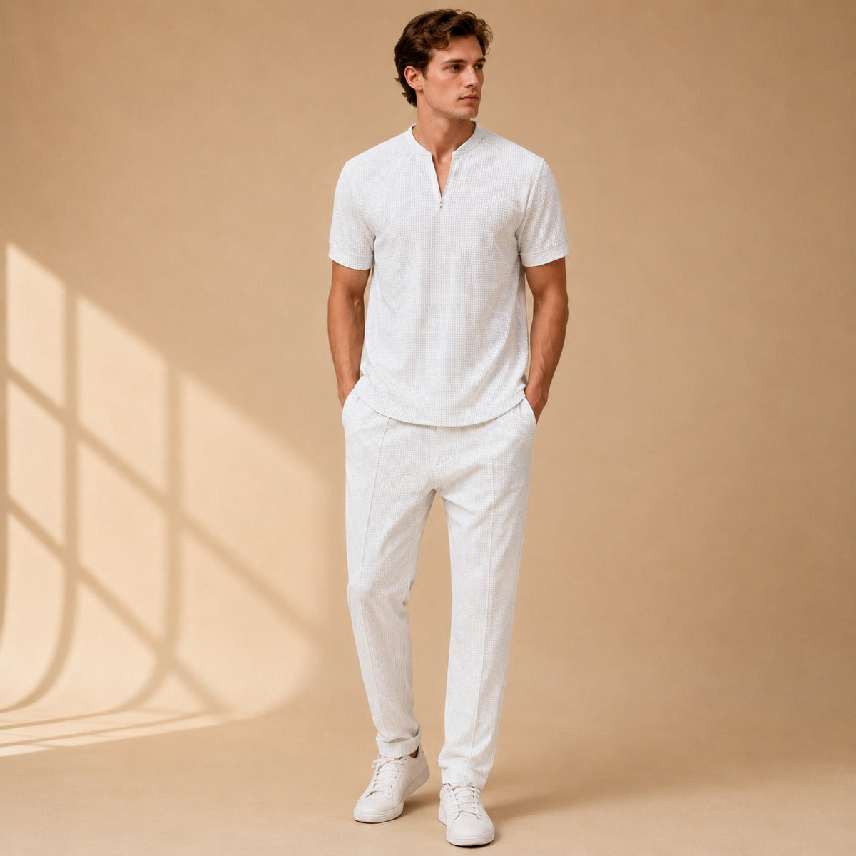 Howard - Ensemble Minimaliste en Nid d'Abeille 2 Pièces