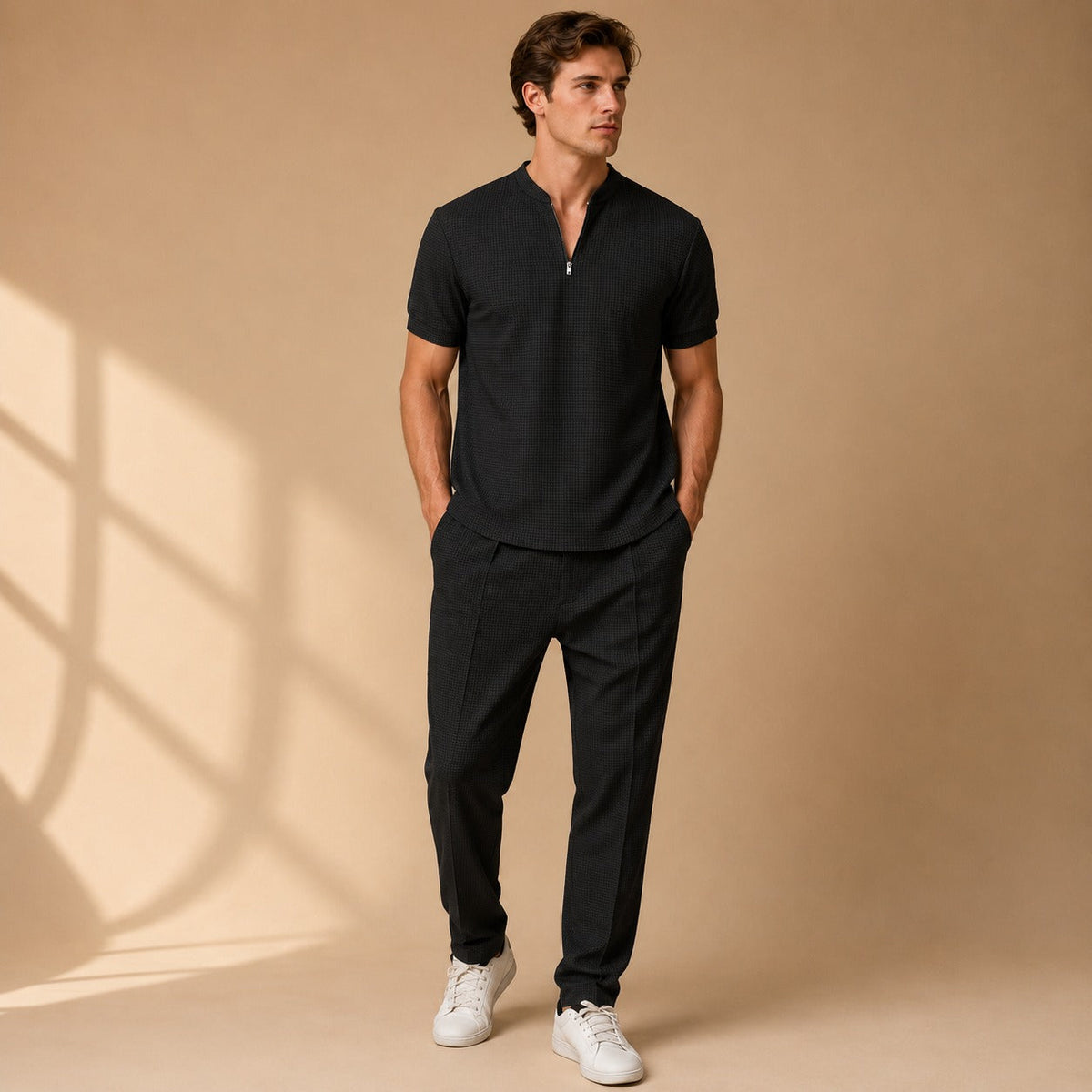 Howard - Ensemble Minimaliste en Nid d'Abeille 2 Pièces