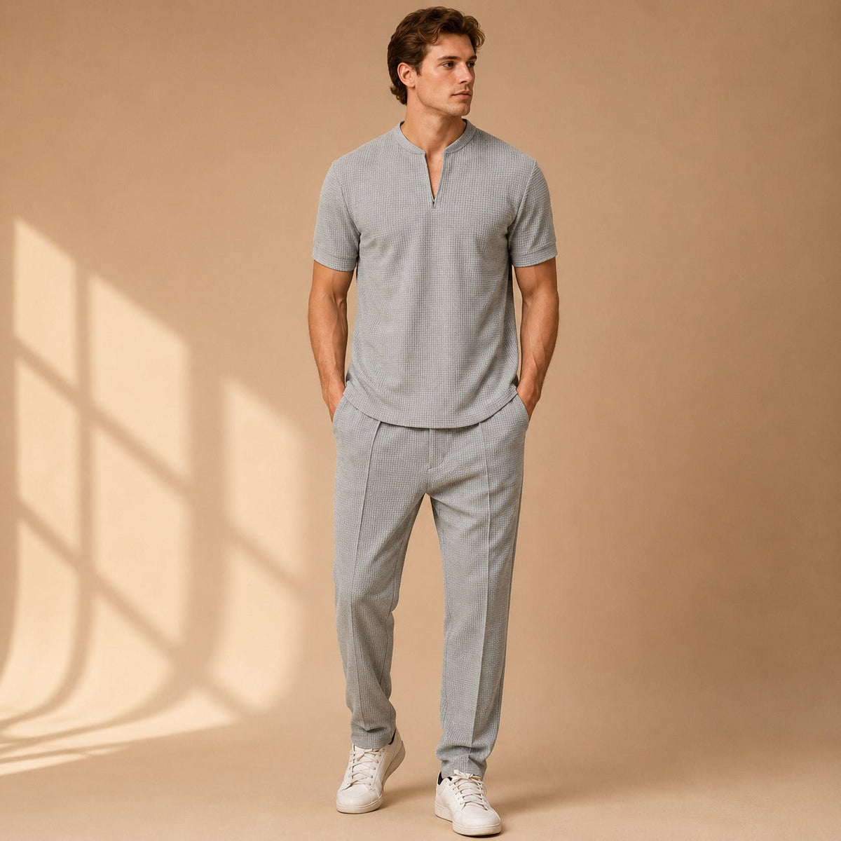 Howard - Ensemble Minimaliste en Nid d'Abeille 2 Pièces
