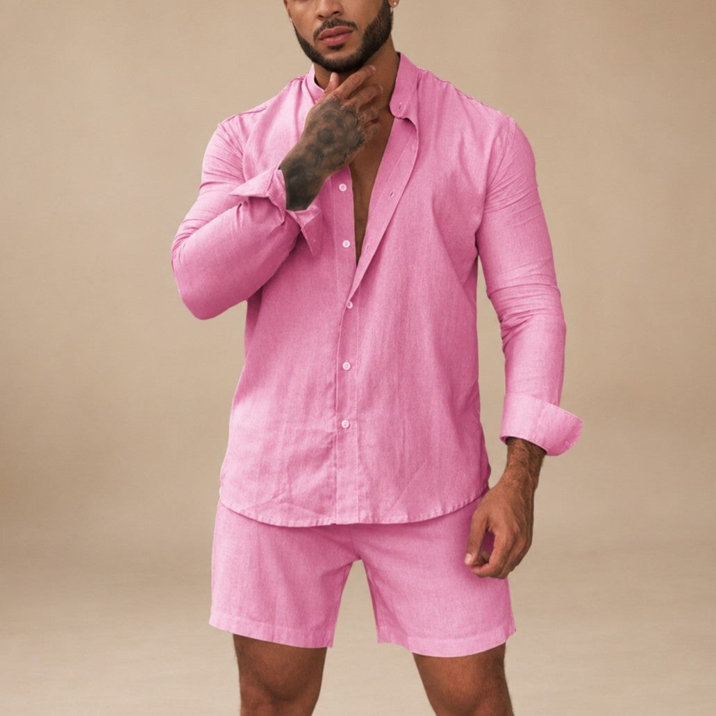 Diego - Ensemble Chemise et Shorts Décontracté