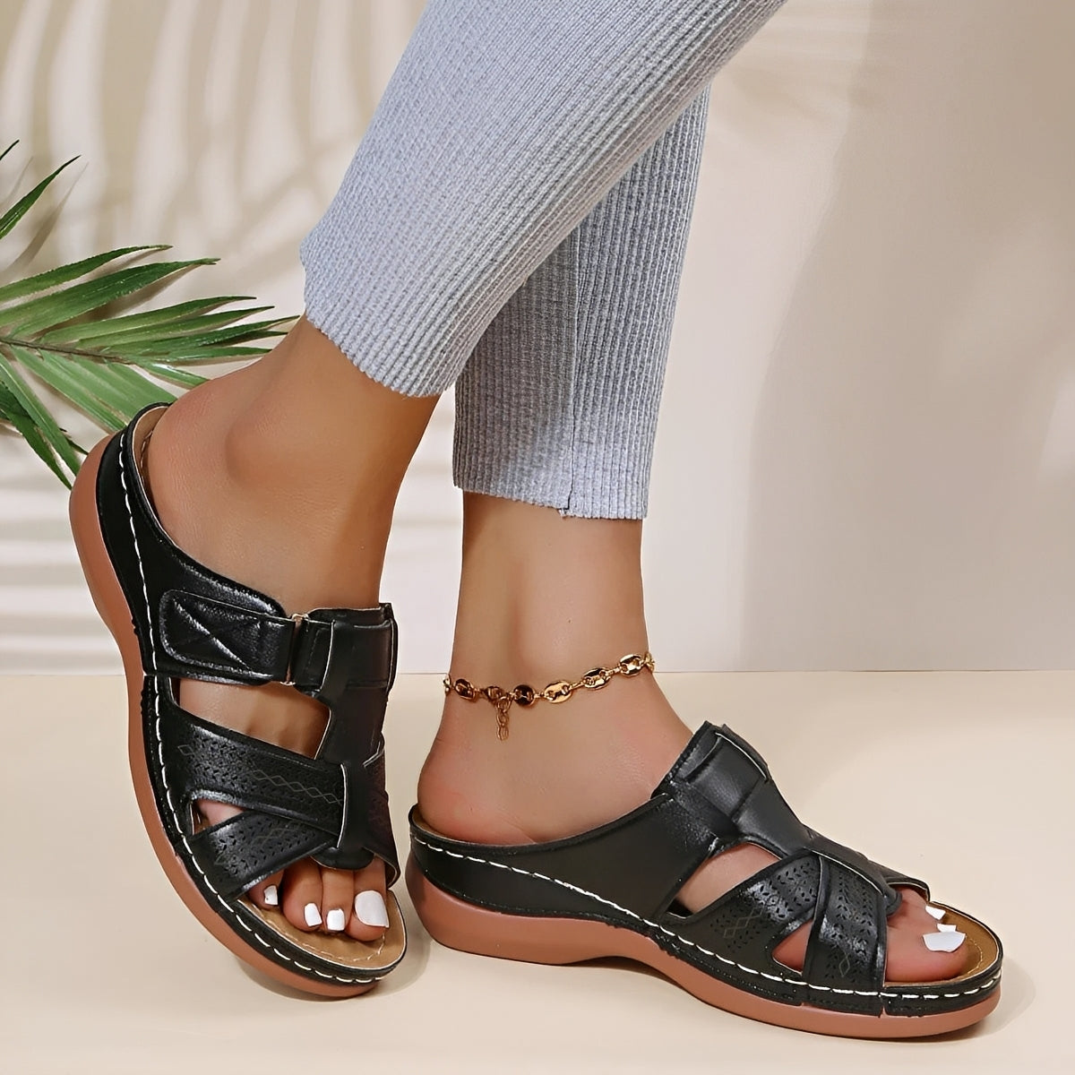 Elouise - Sandales Confortables avec Brides Réglables