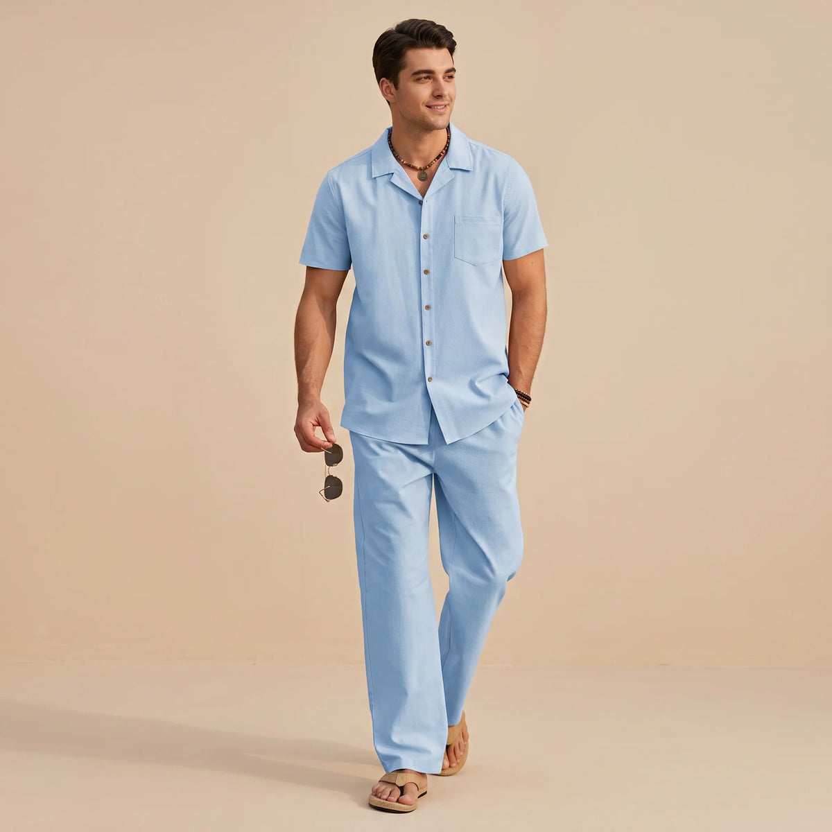 Hampton - Ensemble Chemise Confortable Décontractée