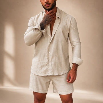 Diego - Ensemble Chemise et Shorts Décontracté