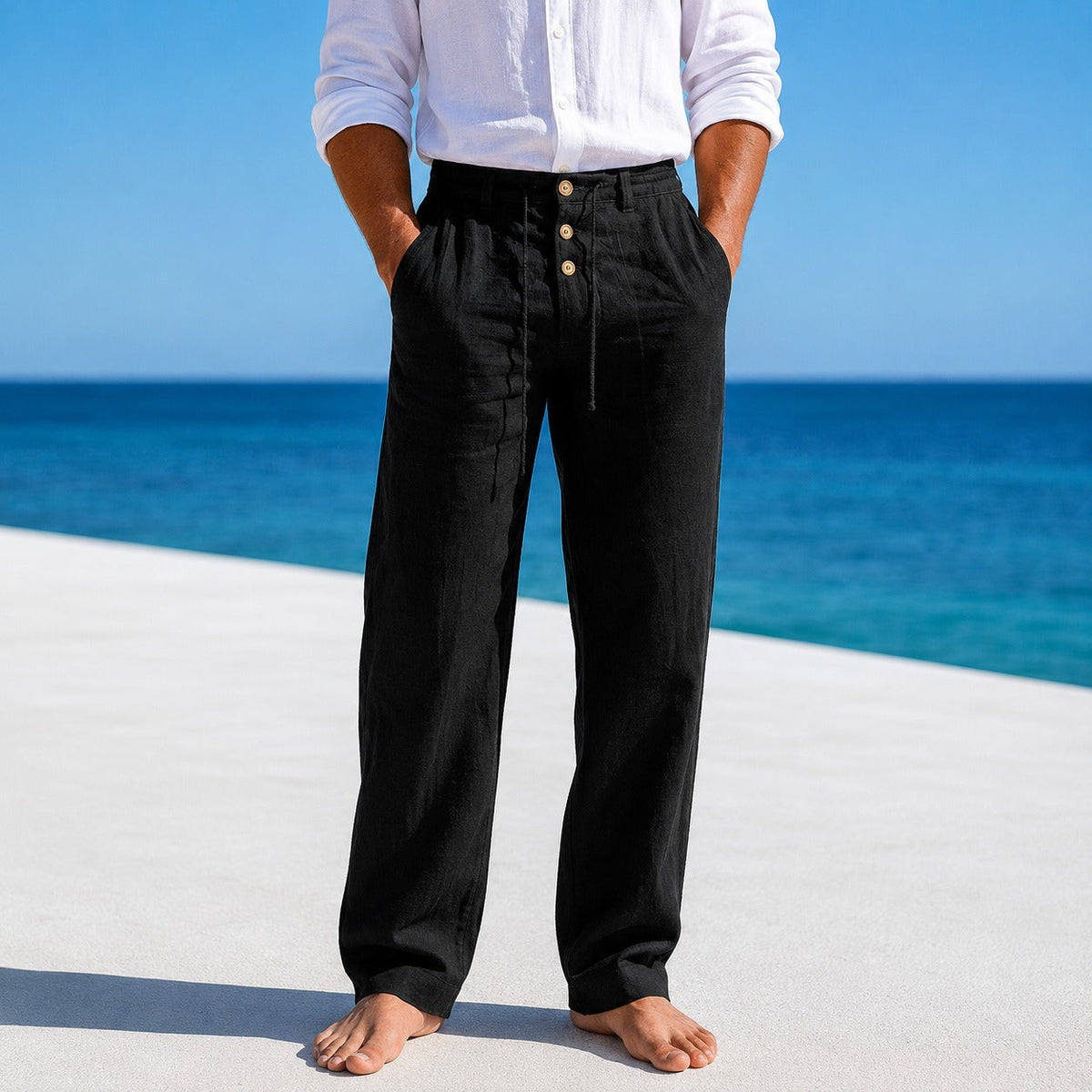 Austin - Pantalon Léger à Cordon