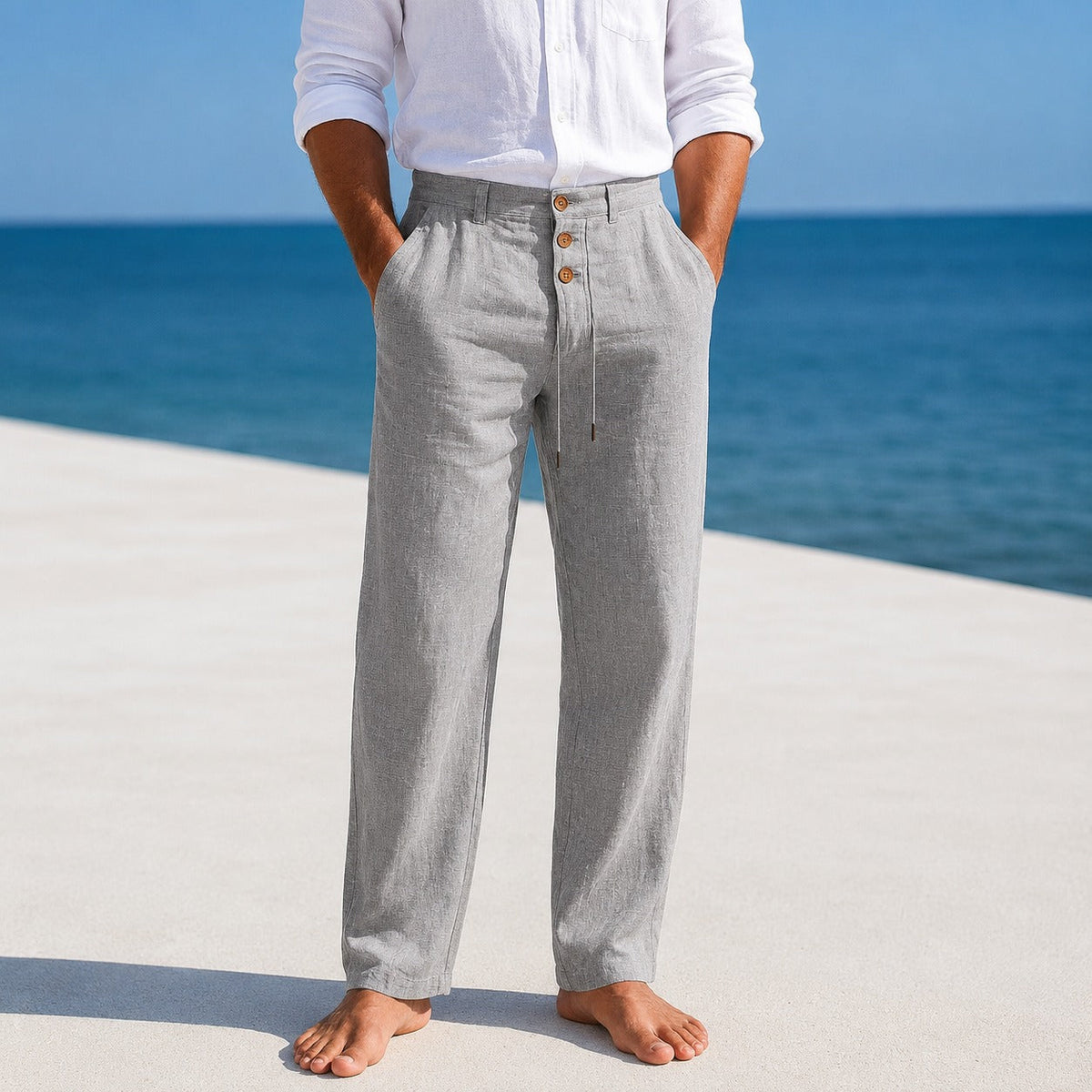 Austin - Pantalon Léger à Cordon