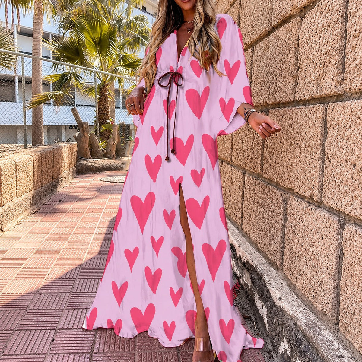 Janice - Robe maxi colorée et élégante