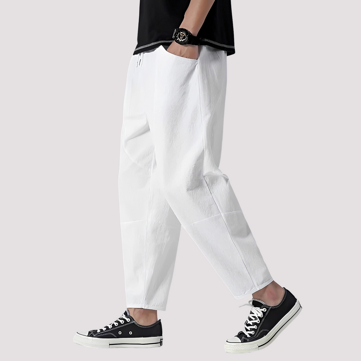 Hodges - Pantalon Court Ample et Stylé