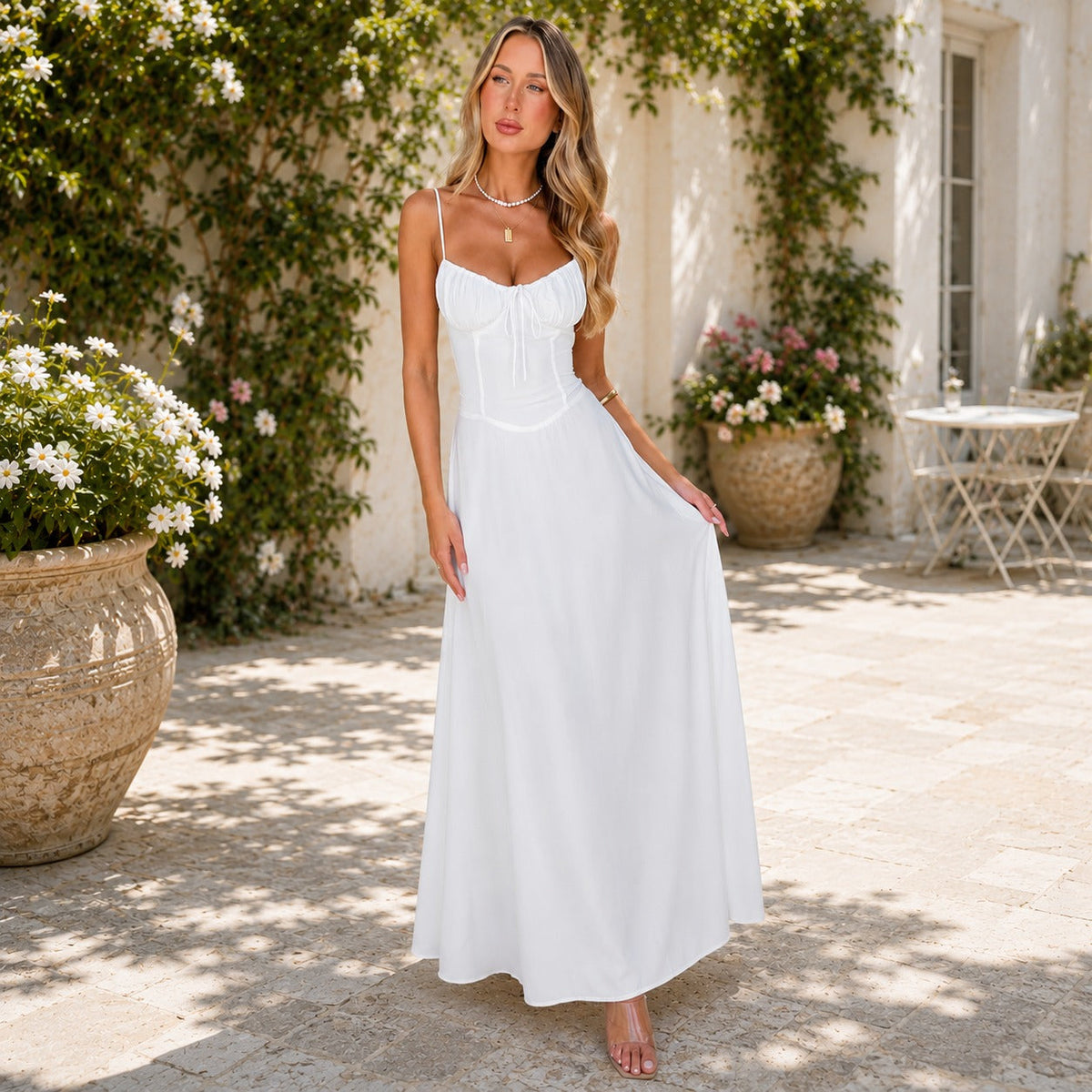Louise - Robe Élégante Longue Maxi