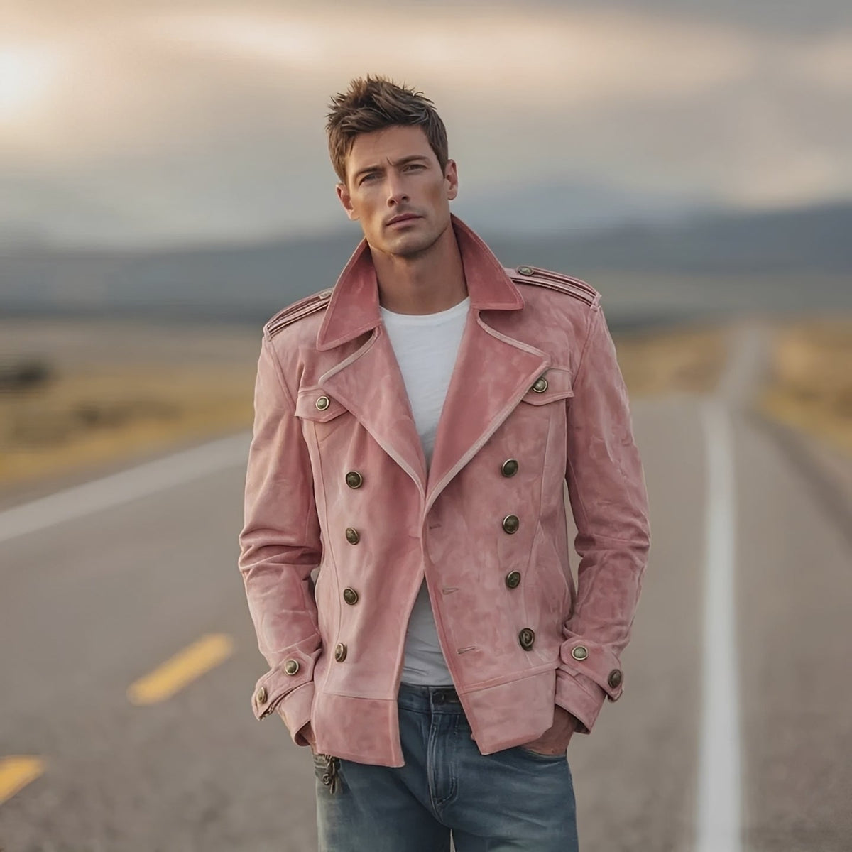 Marv - Veste élégante à double boutonnage