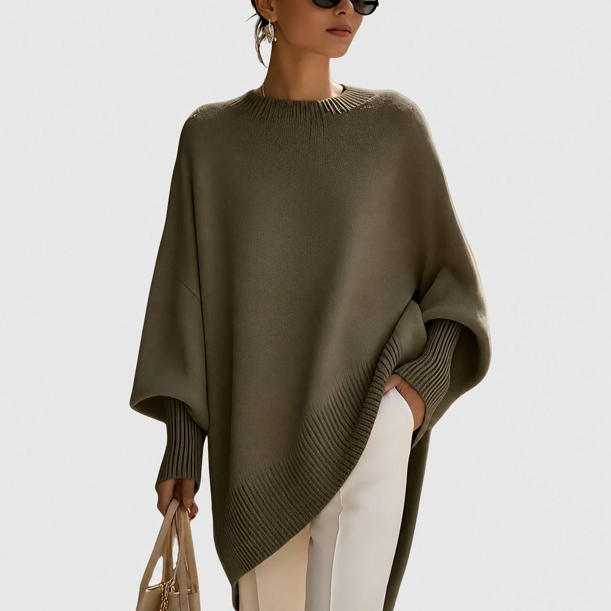 Pamella - Pull oversize à la mode pour femmes