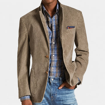 Marco - Blazer rétro à simple boutonnage