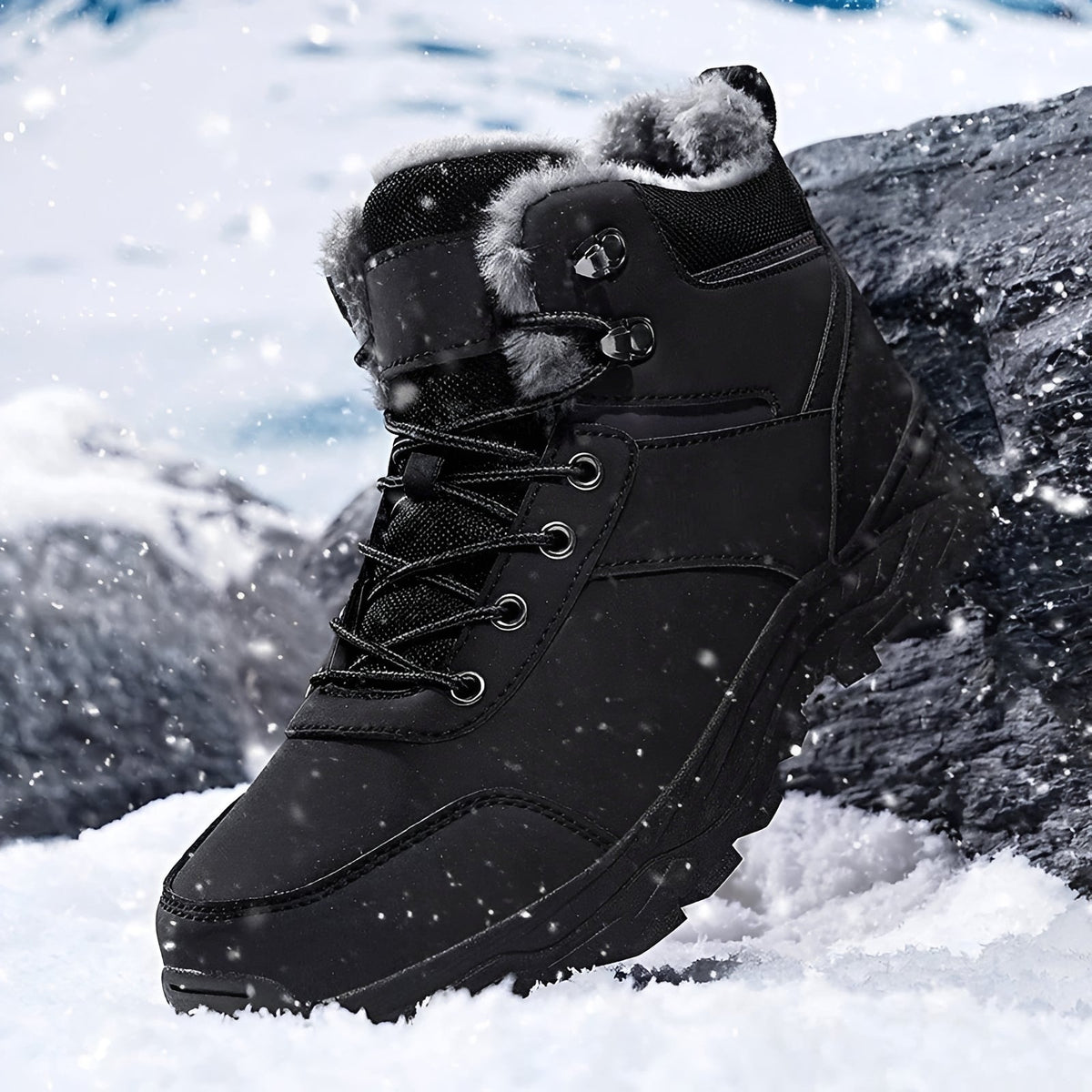 Franklin - Bottes d'hiver pour hommes, confortables et adaptées à l'extérieur