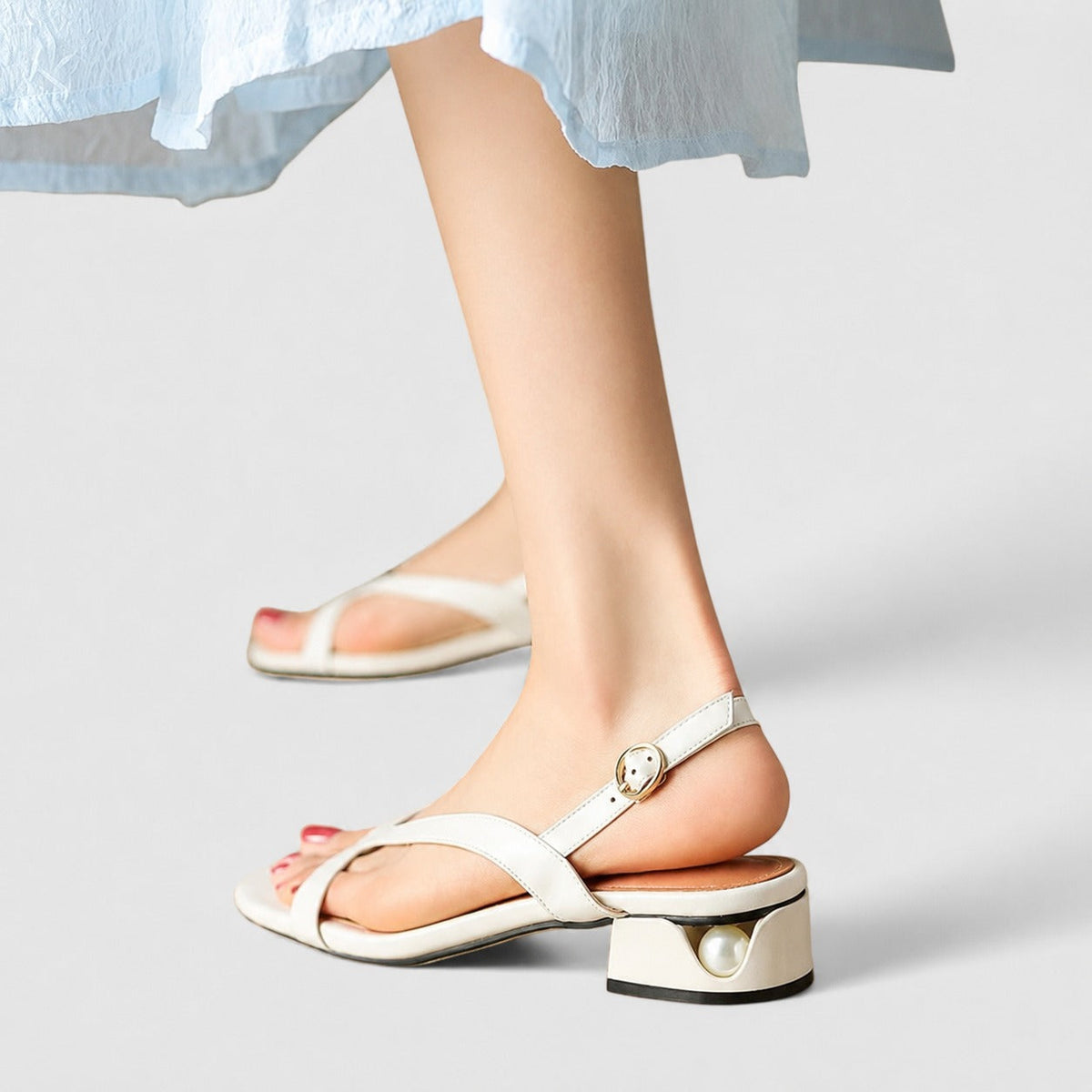 Laide - Sandales Confortables avec Bride en T