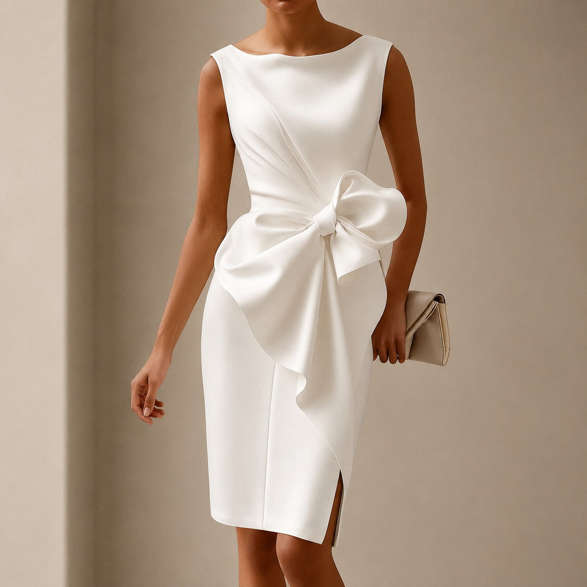 Esmee - Mini Robe Élégante avec Nœud