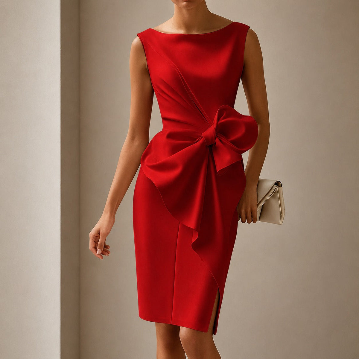 Esmee - Mini Robe Élégante avec Nœud